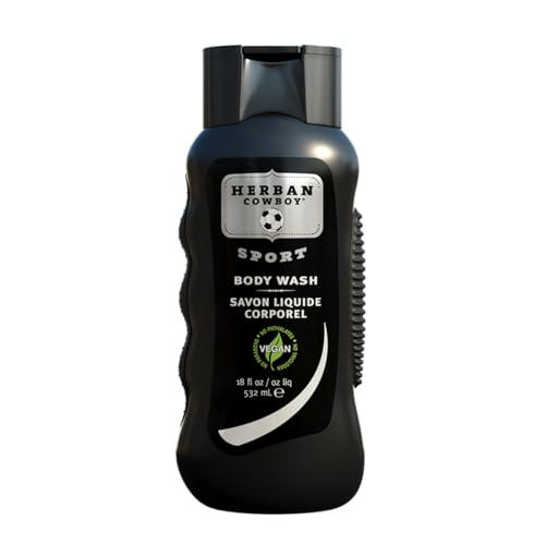 Herban Cowboy Body Wash - Vegan Formula, Gentle Cleansing, Cruelty-Free - 18oz