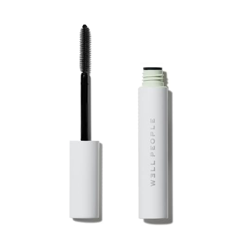 Well People Lengthening Mascara - Nourishes Lashes, Smudge-Resistant, Vegan - Black