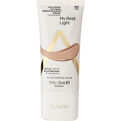 Almay Anti-Aging Foundation - Medium Coverage, SPF 20, Hypoallergenic, 1 Oz