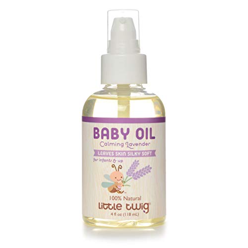 Little Twig Baby Body Oil - Soothes Sensitive Skin with Lavender & Natural Ingredients - 4oz