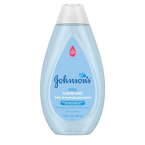 Johnson's Baby Bubble Bath - Gentle Cleansing, Pediatrician-Tested, Hypoallergenic - 13.6oz