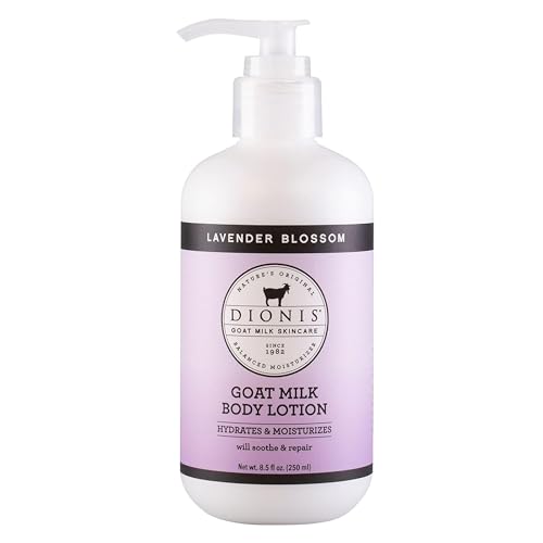 Dionis Goat Milk Body Lotion - Hydrating, Cruelty-Free, Paraben-Free, Lavender Blossom - 8.5oz