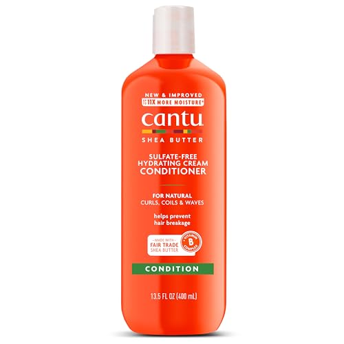 Cantu Hydrating Cream Conditioner - Moisture Replenishing, No Harsh Ingredients - 13.5 fl oz