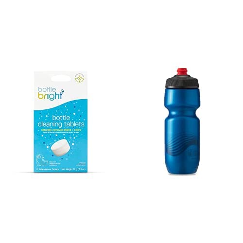 BOTTLE BRIGHT Cleaning Tablets - Safe for Stainless Steel & Reusable Bottles - 12 Count