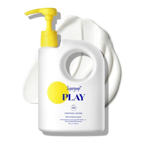 Supergoop! PLAY Everyday Lotion SPF 50 - Nourishing, Fast Absorbing, Water Resistant - 18 fl oz