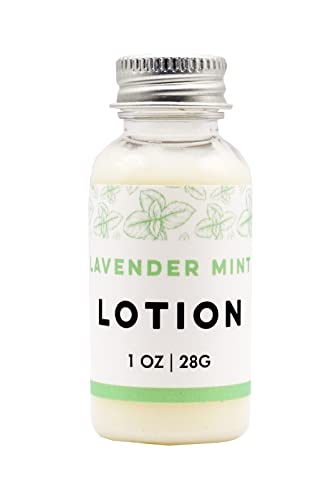 Nature's Apothecary Lavender Mint Body Lotion - Nourishing Hydration, Hypoallergenic - 1oz