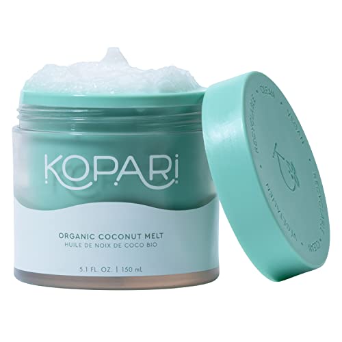 Kopari Organic Coconut Melt - Multi-Purpose Moisturizer, 100% Pure Coconut Oil - 5.1oz