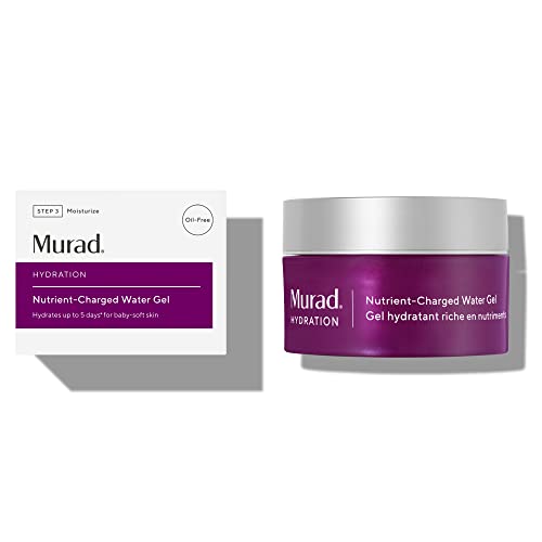 Murad Nutrient-Charged Water Gel - Hydrates & Plumps Skin with Vitamins and Peptides - 1.7 Fl Oz
