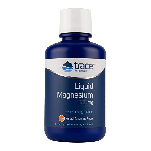 Trace Minerals Ionic Liquid Magnesium - Supports Muscle Function, 300 mg, 16 fl oz (32 Servings)