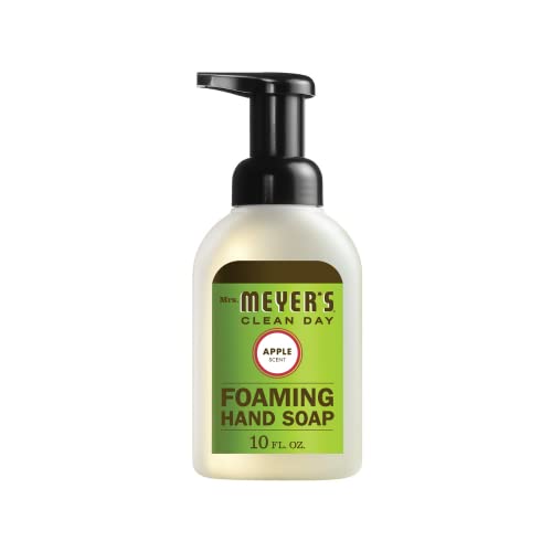 Mrs. Meyers Foaming Hand Soap - Paraben-Free, Fun Apple Scent, Effective Cleanser - 10oz