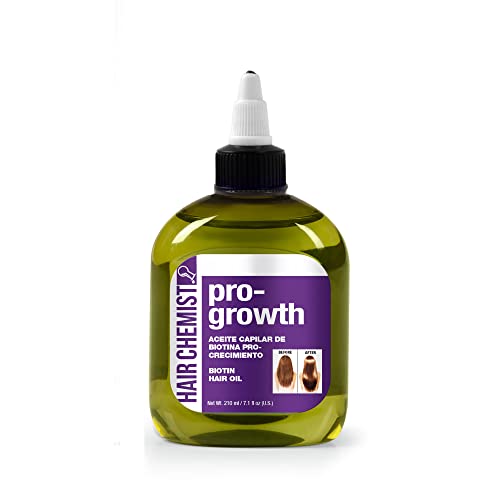 Hair Chemist Pro-Growth Biotin Hair Oil - Promotes Hair Growth & Strengthens Follicles - 7.1oz
