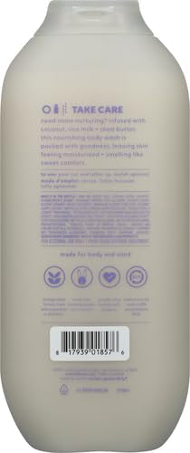 Method Body Wash - Moisturizing Coconut & Rice Milk, Paraben-Free, 65% Recycled Bottle - 18oz