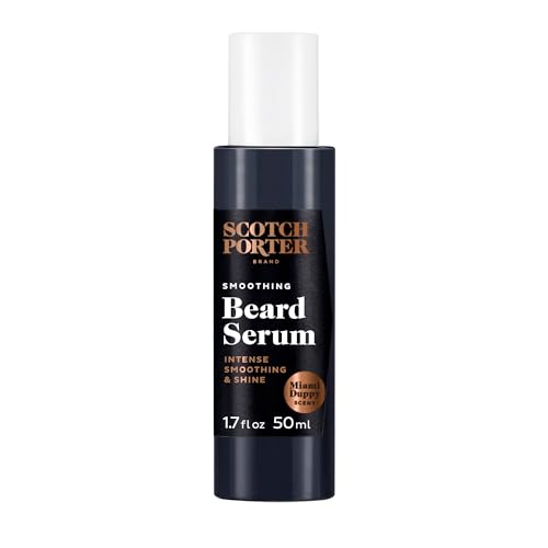 Scotch Porter Beard Serum - Nourishing Oil for Moisture & Frizz Control, Miami Duppy Scent - 1.7oz