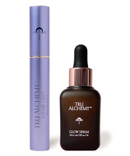 Tru Alchemy Eye Serum Duo - Boosts Lash Length & Brightens Skin, Vegan - 1oz each