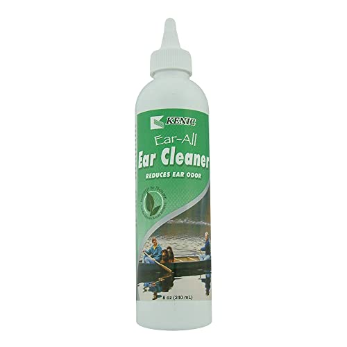 Kenic Dog Ear Cleaner - Removes Wax & Odor, Gentle Formula, Reduces Infection - 8oz