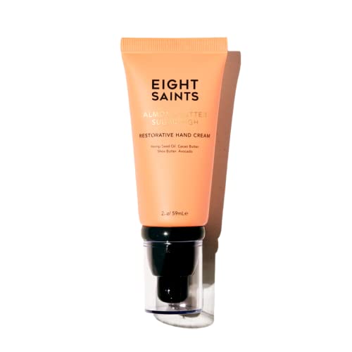 Eight Saints Almond Butter Hand Cream - Deep Hydration & Protection, Natural Ingredients - 2oz