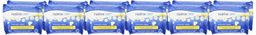 Natracare Organic Feminine Wipes - USDA Certified, Vegan Approved, 144 Wipes Total