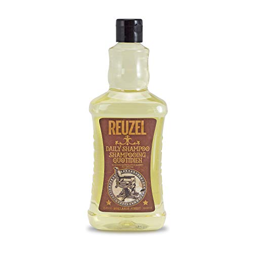 Reuzel Daily Shampoo - Deep Cleanse, Vegan Formula, Light Masculine Scent - 33.81 oz