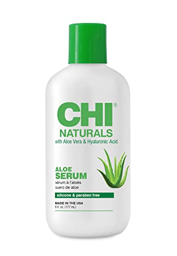 CHI Naturals Hair Oil - Hydrates & Nourishes, Reduces Frizz & Damage - 6 Oz with Aloe Vera