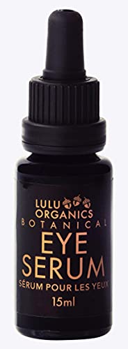 Lulu Organics Botanical Eye Serum - Revives Dark Circles, Rich in Vitamins A, C, E - 15 ml