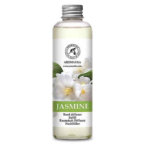 AROMATIKA Jasmine Essential Oil Air Freshener - Natural Odor Eliminator, Lasts 20 Weeks - 200ml