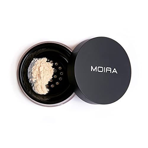 Moira Beauty Loose Setting Powder - Translucent, Vegan & Cruelty-Free, 0.35oz