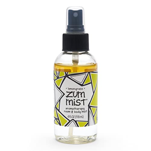 Zum Indigo Wild Body Mist - Natural Aromatherapy Spray, Lemongrass Scent - 4 fl oz