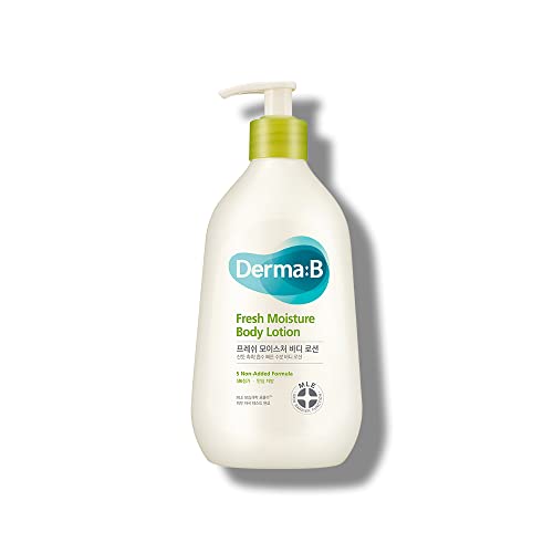 Derma B Body Lotion - Intensive Hydration with Hyaluronic Acid, Fast-Absorbing, 13.5oz