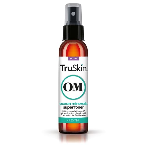 TruSkin Daily Facial Super Toner - Refreshing, Nourishing with Ocean Minerals & Vitamin C - 4 fl oz