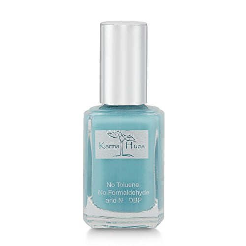 Karma Organic Nail Polish - Non-Toxic, Vegan, Nourishing Formula - Beach House Shade, 15ml