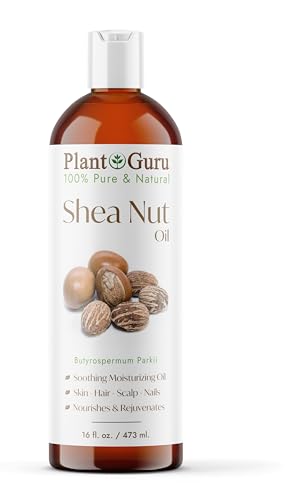 Shea Nut Body Oil - Deeply Nourishing Moisturizer, Hair Revitalizer - 16 fl. oz. Pure Natural