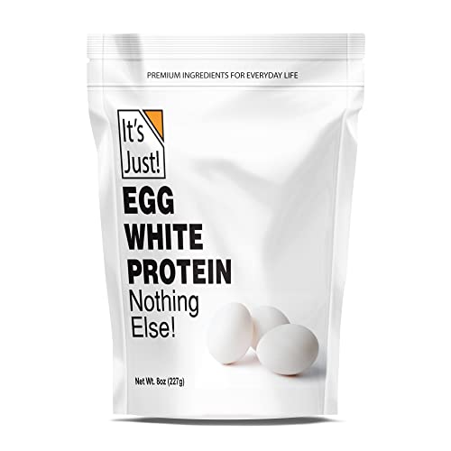 It's Just! Egg White Protein Powder - Pure, Versatile, Cage-Free, Unflavored - 8oz