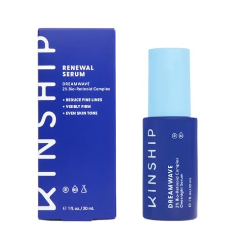 Kinship Dreamwave Bio-Retinoid Face Serum - Smooth Wrinkles, Brighten, Moisturize - 1 Oz