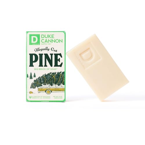 Duke Cannon Big Brick Soap Set - Fresh Cut Pine Scent, Paraben-Free, Cruelty-Free - 10oz