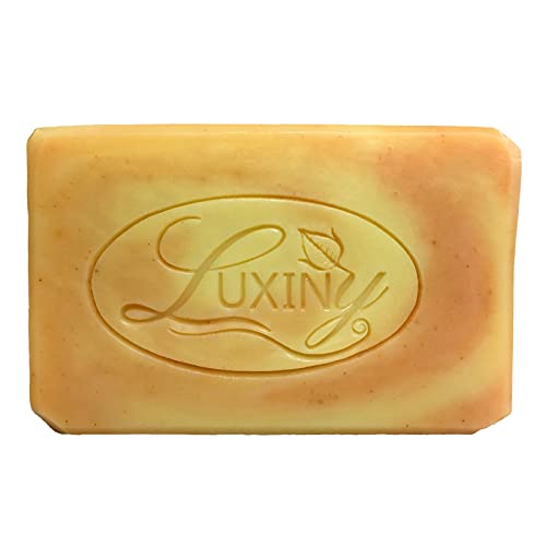 Luxiny Handmade Soap Bar - Moisturizing Vegan Castile for All Skin Types, Orange Patchouli - Single