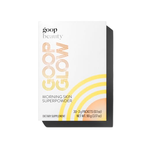 goop Beauty Morning Skin Drink Mix - Antioxidant-Rich Vitamin C & E, Non-GMO, Vegan - 30 Pack