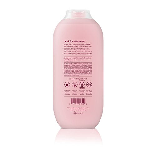 Method Body Wash - Moisturizing Gel with Peony & Rose Water, Biodegradable - 18oz