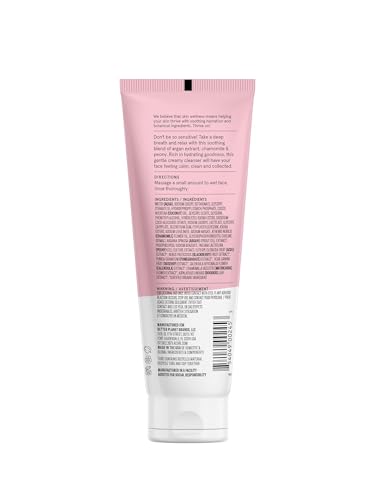 ACURE Face Wash & Cleanser - Hydrates & Soothes Sensitive Skin, Peony & Chamomile - 4 Fl Oz