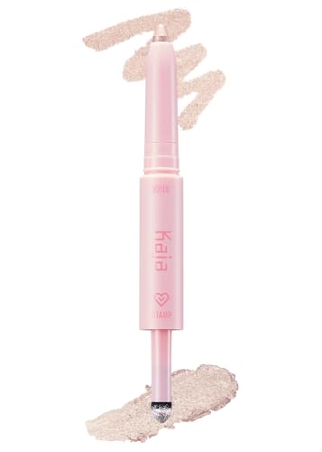 Kaja Wink Dazzle Eyeshadow Stick - Creamy, Smudge-Proof, Vegan - 01 Ice Illusion (Shimmer)