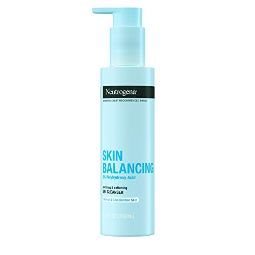 Neutrogena Gel Cleanser - Smooths Skin with 2% PHA, Dermatologist-Approved, 6.3 oz