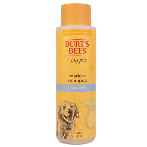 Burt's Bees Dog Shampoo - Gentle Tearless Formula, No Harsh Chemicals - 16oz for Puppies & Dogs