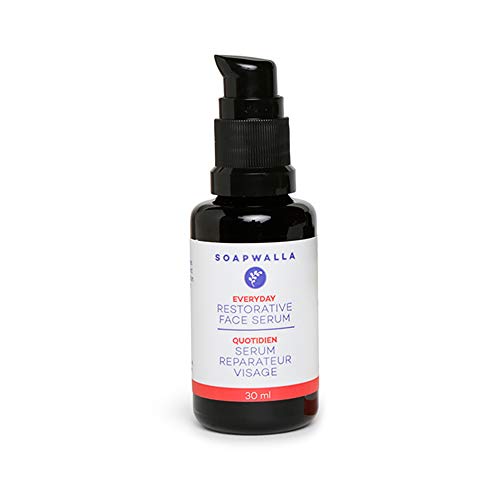 Soapwalla Restorative Facial Serum - Hydrates & Restores Glow, Vegan Ingredients - 1 fl oz