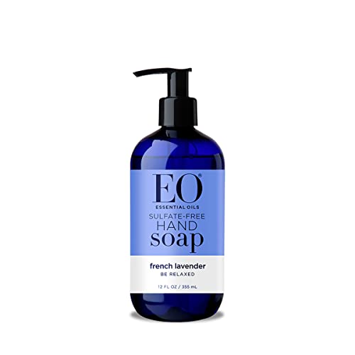 EO Products Liquid Hand Soap - Nourishing French Lavender, Gentle Coconut Foam - 12 oz