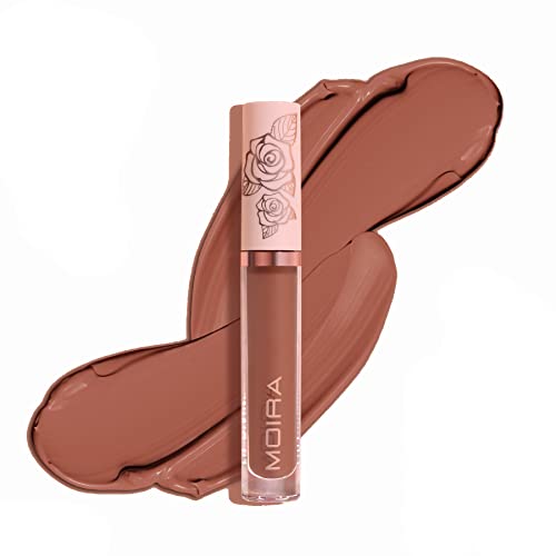 Moira Lip Divine Liquid Lipstick - Vegan, Cruelty-Free, Paraben-Free, 001 Nude