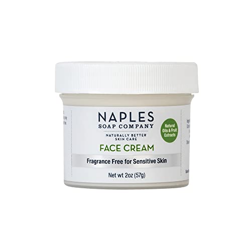 Naples Soap Company Daily Face Cream - Lightweight Hydration, Non-Comedogenic - 2oz