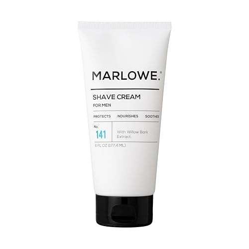 MARLOWE. No. 141 Shave Cream - Soothing Aloe Citrus, Shea Butter & Coconut Oil - 6 oz