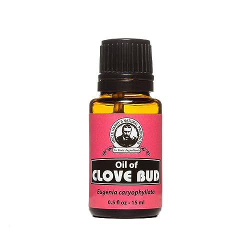 Uncle Harry's Clove Bud Essential Oil - Analgesic Properties, Aromatic for Wellness - 0.5 fl oz