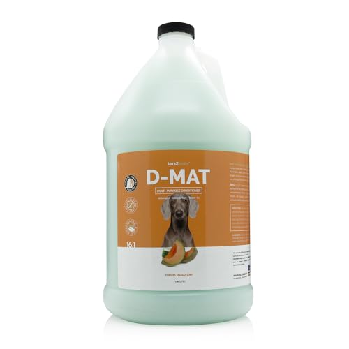 Bark 2 Basics D-Mat Dog Conditioner - Moisturizes, Reduces Shedding, 1 Gallon Concentrate