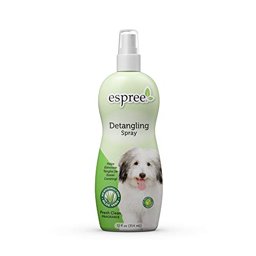 Espree Pet Shampoo - Tear-Free Detangling with Organically Grown Aloe Vera - 12oz