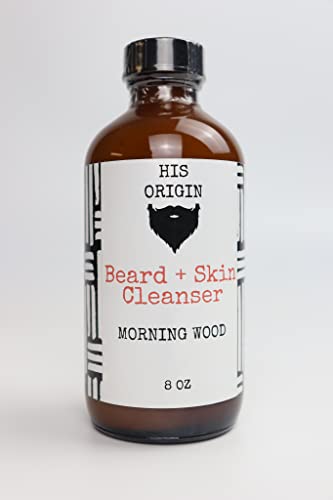 His Origin Beard Shampoo - Nourishing Cleanser for Softness & Growth, Natural Ingredients - 8oz